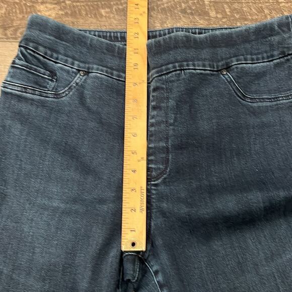 Chico's Women's So Perfect Denim Leggings Dark Wash Size L/12 - Picture 6 of 10